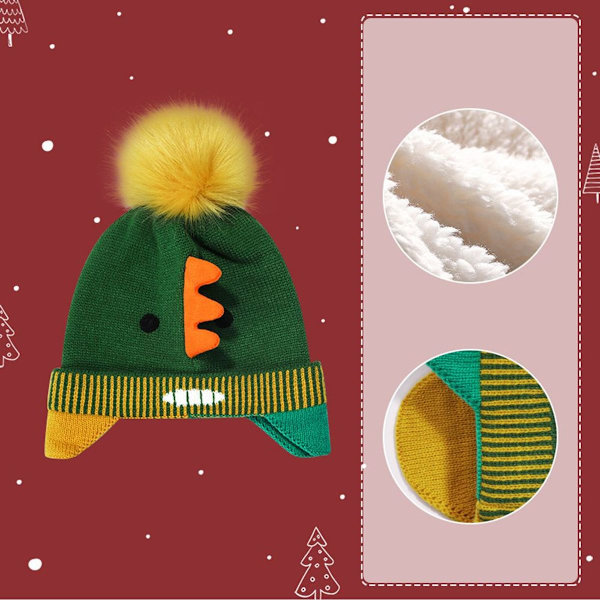 Børnehat Varm Vinterhat til Drenge Piger Fleece Hat Style 1