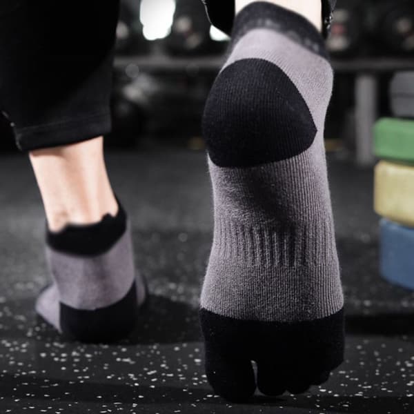 Par af åndbare Marathon løbesko Five Finger Anti-Slip Grå KLB