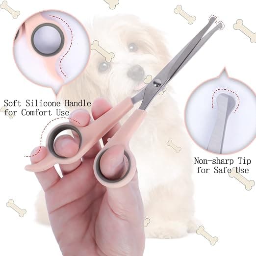 Pinking Canine Grooming Saks, Hundesaks med