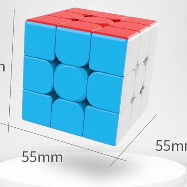 Turning Speedly Magic Cubes - 3x3 Puzzle Brain Toys (2 stykker) KLB