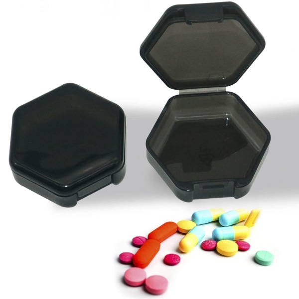 3 pill boxes, BPA free, moisture resistant