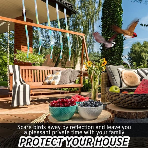 3 rullaa linnunpeloteteipin heijastavaa teippiä