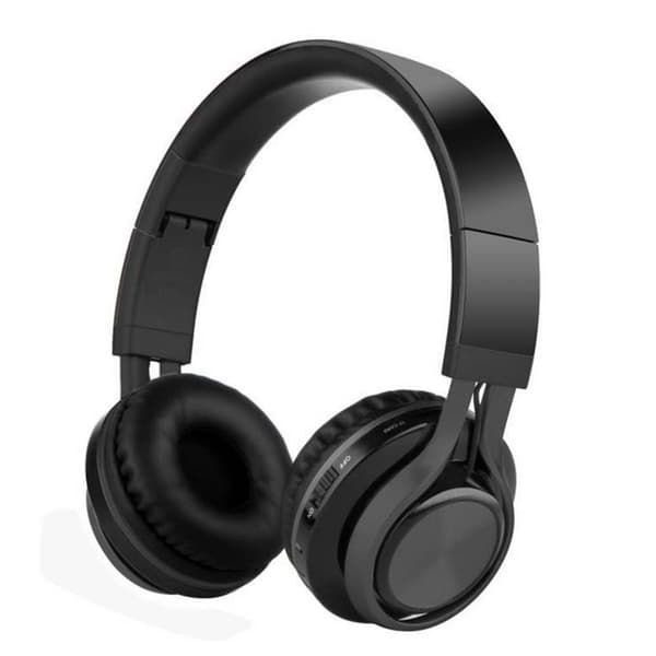 Bluetooth-kuulokkeet, taitettavat, langattomat mustat