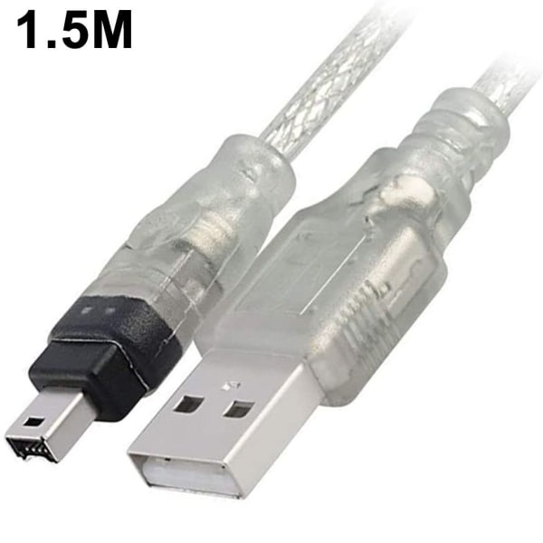 USB-kabel (hane till Firewire IEEE1394a hane, med 4 stift, för enheter