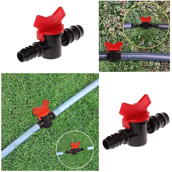 Ventil sprinkler switch PE plastik ventil akvarium tilbehør med ventiler