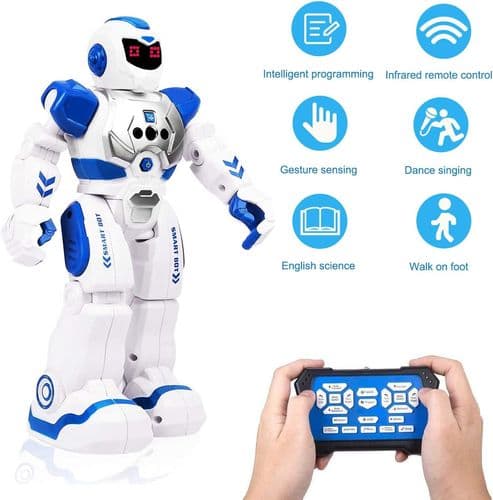 ETEPON Fjernstyrt Robot for Barn Smart Programmerbar RC