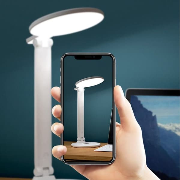 Dæmpbar sammenklappelig USB LED-bordlampe til soveværelse KLB