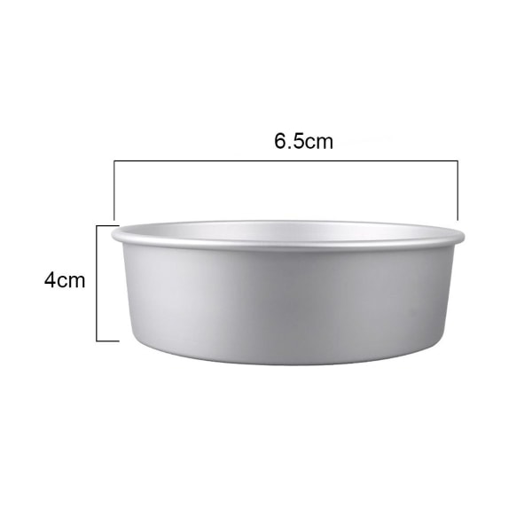 2" Round Cake Pan Removable Base for Easy Release Anodized 2" KLB