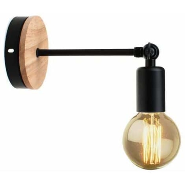 Væglampe Moderne design væglampe træ jern