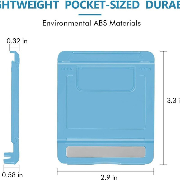 4-delad iPhone-stativ, universellt multivinkel-telefonstativ, lämplig