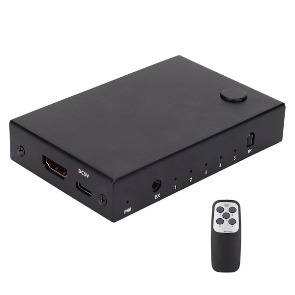 18 Gbit/s HD Multimedia Interface 2.0 5x1 Switcher 5 ind 1 ud KLB