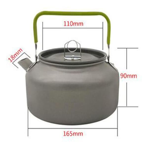 Camping Kedel Tekande Kaffe Kande Bærbar Aluminium til Udendørs
