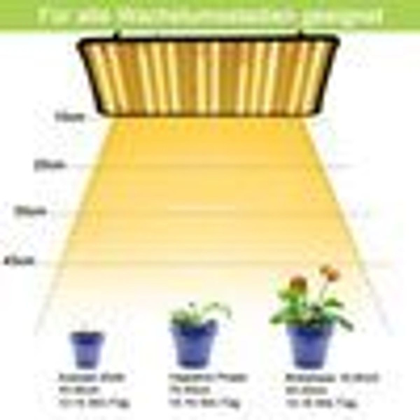 256 LED plantelampe sollys indendørs plantevækstlampe drivhus KLB