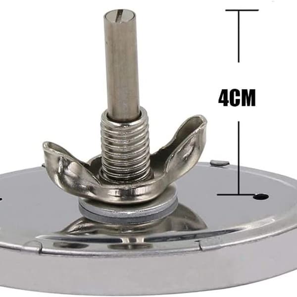 3\" Ovns Termometer Rustfritt Stål Termometer for Gassgrill Reservedeler