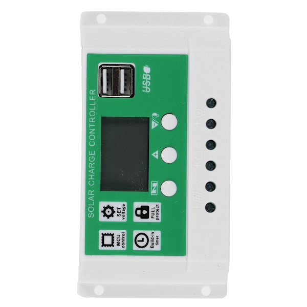 30A 12V 24V LCD solcellsladdningsregulator solpanelbatteri KLB