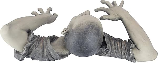 Zombie hagefigur hagedekorasjon rekvisitt krypende zombie