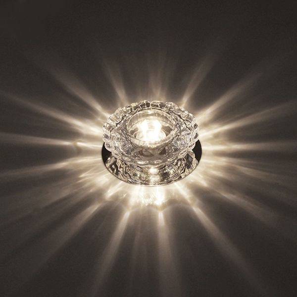 LED-kattovalaisin, kristallipallolamppu, valaistustyyli 2 KLB