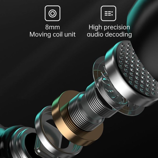 Ørepropper, trådløse Bluetooth-ørepropper, vanntette, HiFi, TWS True