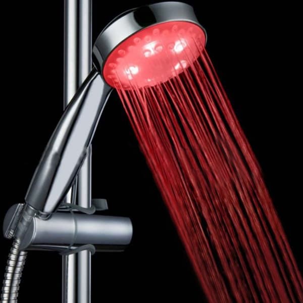 LED håndbruser med 3-farvet temperaturstyring KLB
