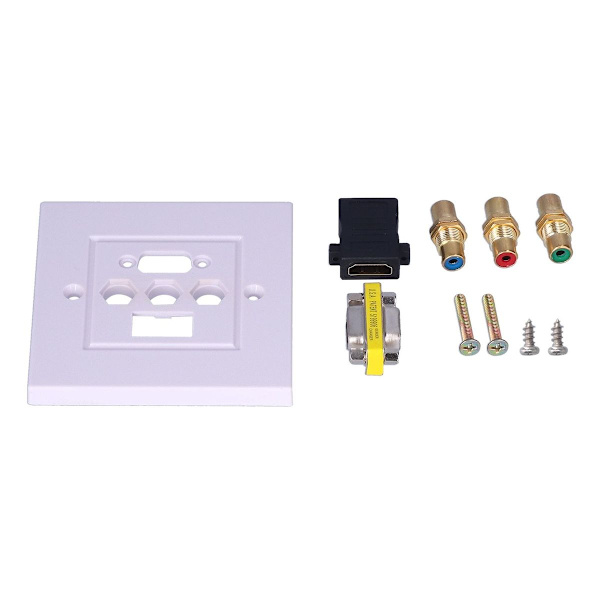 VGA + high-definition multimedia interface + 3RCA seinälevy KLB
