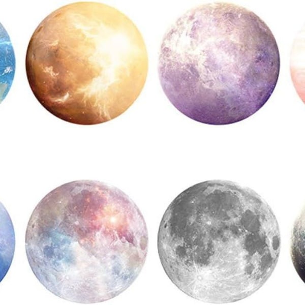 Musmatta, halkfri Planet Musmatta för skrivbord, Pluto