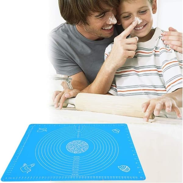 65 x 45 cm bakeunderlag, deigunderlag, kjevleunderlag, non-stick, sklisikkert KLB