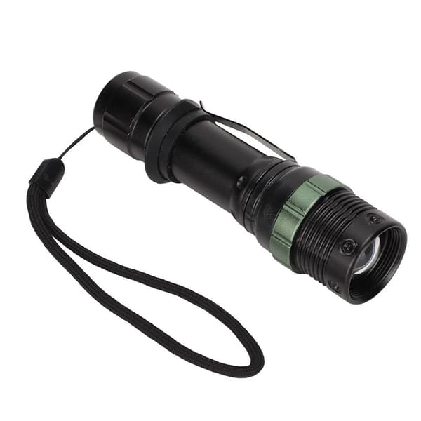 Aluminiumlegering lommelykter, zoomable, superlys LED KLB