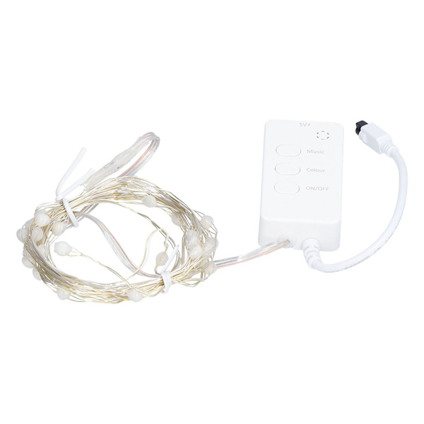 3m 30 LED-ljusslinga Bluetooth koppartrådslampor med fjärrkontroll KLB