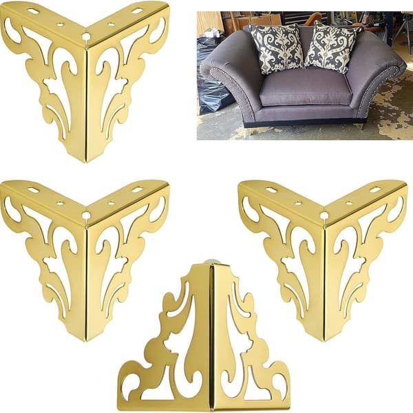 12cm metall sofa ben 4 stykker moderne møbelføtter sofa møbel stiger føtter