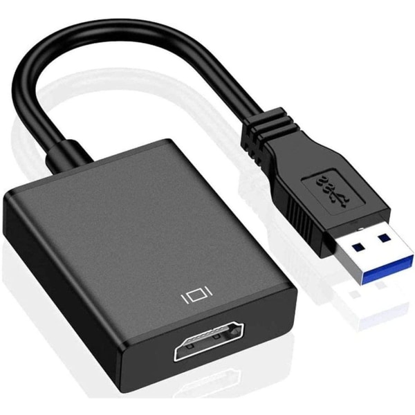 USB til HDMI Adapter 2 i 1 USB Type-C Hub USB 3.0/2.0 til HDMI Adapter Converter KLB