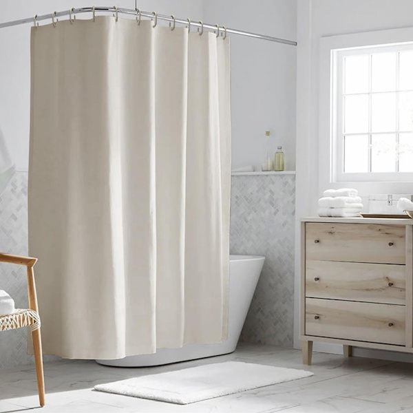 Duschdraperi Beige Mögelresistent Antibakteriell Badgardiner