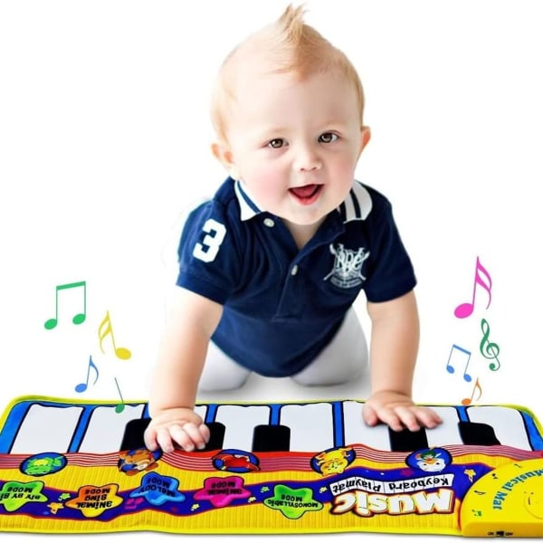 Klavier Spiel Matte, Kinder Klavier Matte musikaali Teppich Baby Tastatur Decke KLB