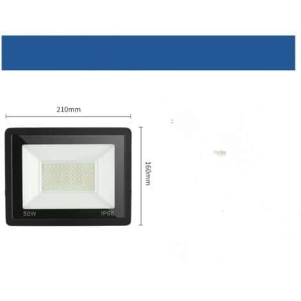 50W LED-valonheitin Himmennettävä lämmin valkoinen 3000K