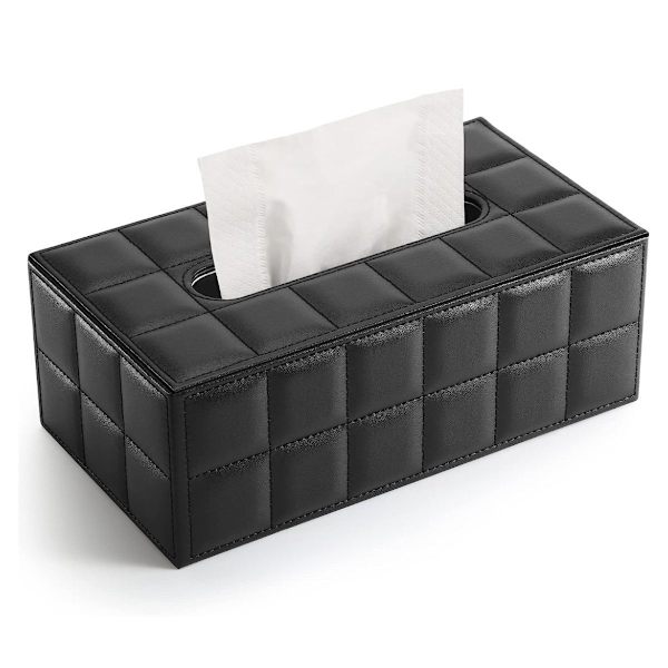 PU-nahkainen kasvopaperiteline, paperiteline, paperiteline, musta