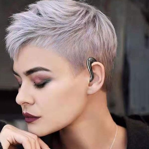Langaton Bluetooth-kuuloke korvakoukun kanssa, luujohto Bluetooth
