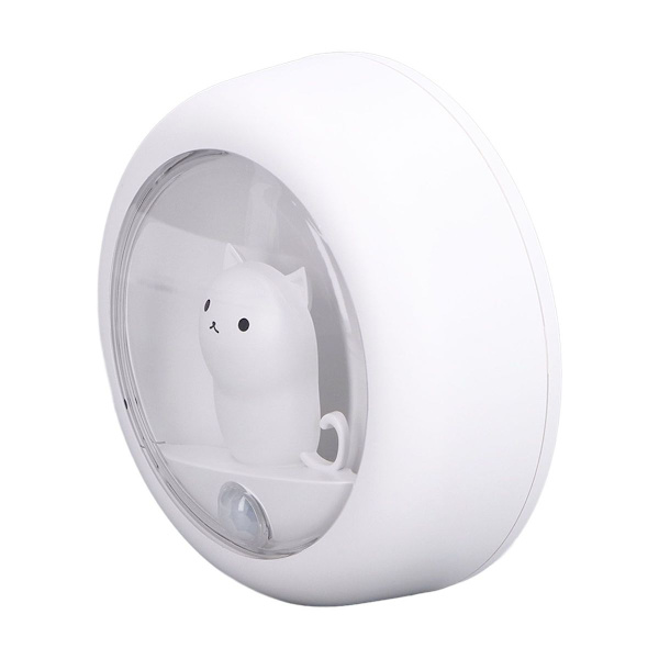 LED-nattlampa med rörelsesensor Katt USB-laddning KLB
