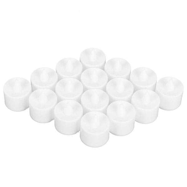 24 stk LED elektronisk simuleringslys for stearinlys