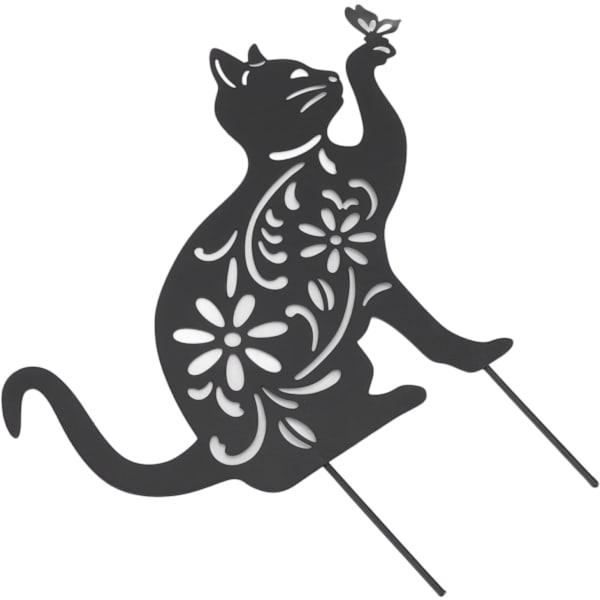 1 stk. havefigur kat jern kat afviser have