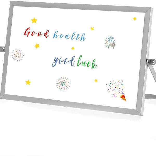 Magnetisk whiteboard, magnetisk tavle, skrivbar whiteboard, tosidig KLB