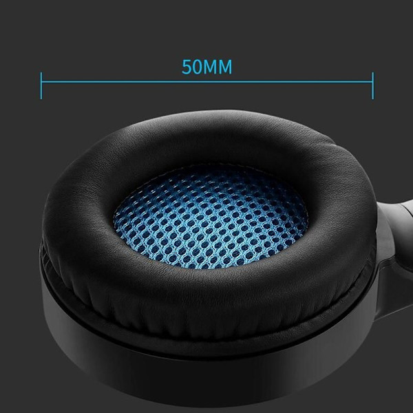 Gaming headset med 7.1 surroundljud stereo, enkel plug-in-version