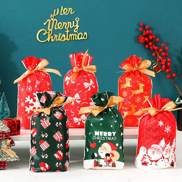 Julegaveposer til indpakning af gaver, Xmas favors KLB