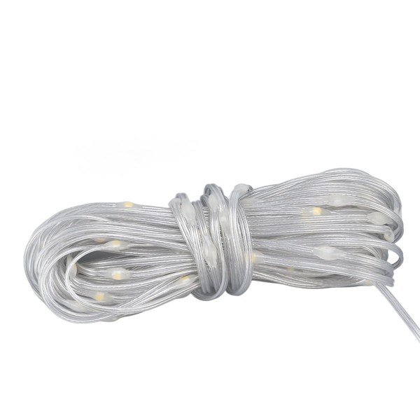 DIY LED-gardinljusslinga 10M Vattentät Varm Ljus KLB
