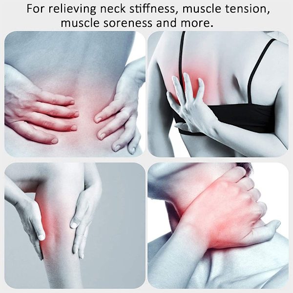Massagevals med handtag, triggerpunkts-självmassage, muskel fascia vals svart