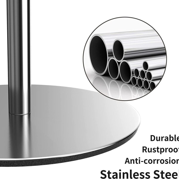 Gulvstående toalettpapirholder for badet, toalettpapirholder laget av Ed