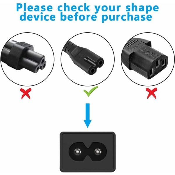 5,5V laddare för Karcher fönster, laddningskabel kompatibel med Kärcher fönsterputs WV1 WV2 WV5 WV75 adapter KLB