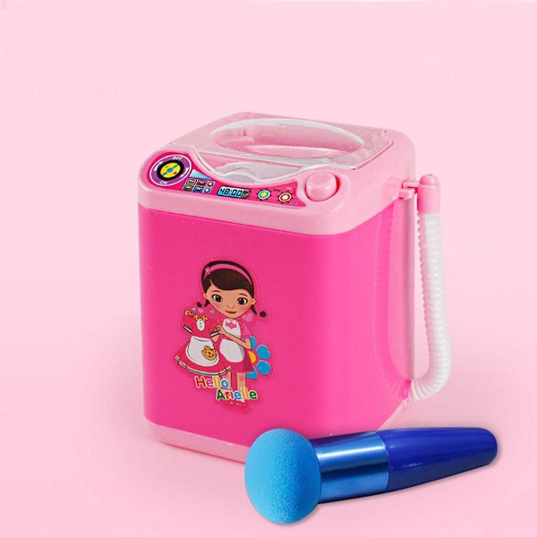 MAKEUP BØRSTE Rensemaskine Spinner - Elektronisk Mini Vaskemaskine Form KLB