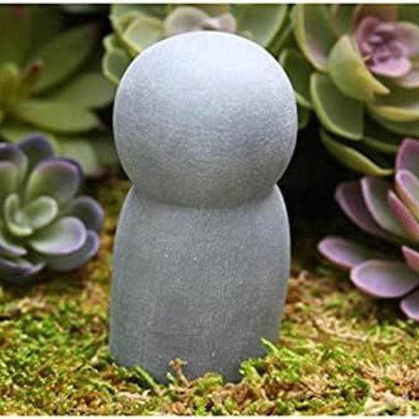 Munk leende Buddha staty, perfekt dekoration för ditt hem