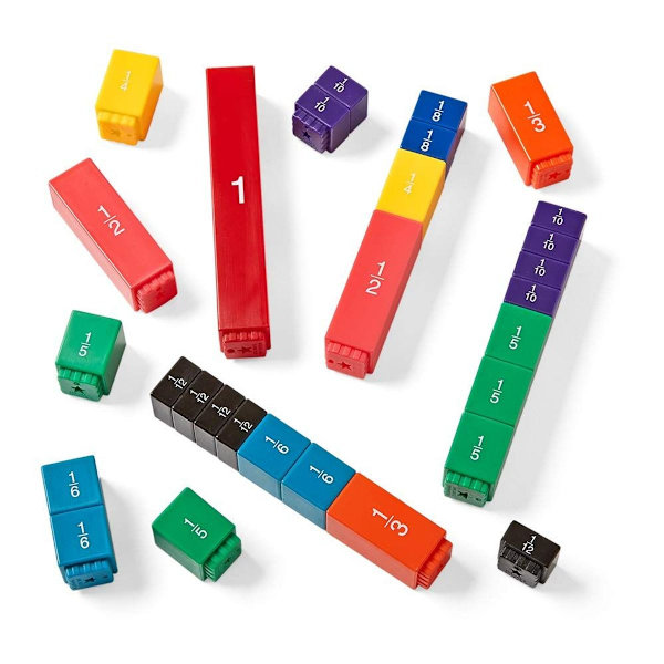 Learning Resources Fractional Cube Towers Playset KLB