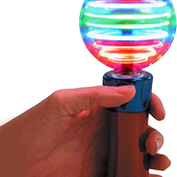 Ljus magisk boll leksak trollstav för barn, blinkande LED-trollstavar KLB
