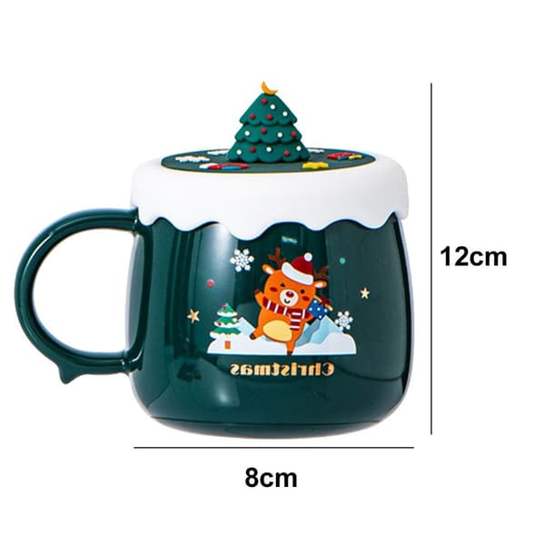 Keramisk julkaffemugg söt present 1 401-500ml KLB